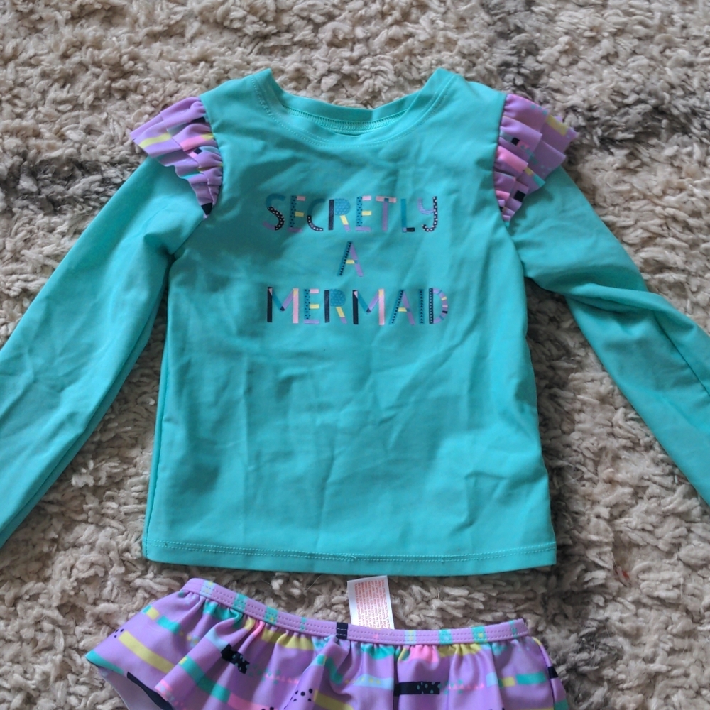 Lot of 3T swimsuits and cover up